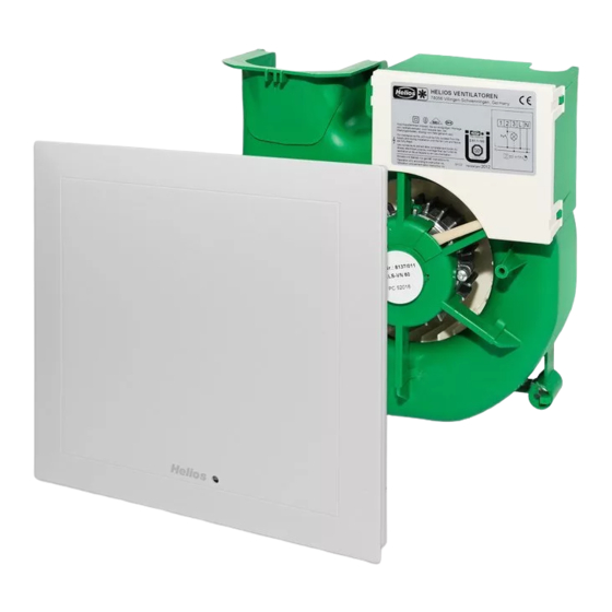 Helios ultra Silence ELS EC Series Installation And Operating Instructions Manual