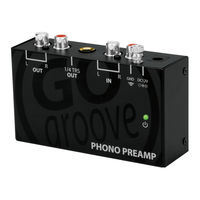 Go groove Phono Preamp User Manual