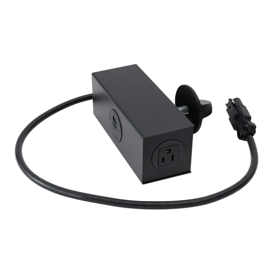 muuto LINEAR TABLE POWER OUTLET Assembly Instruction