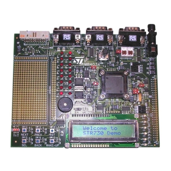 ST STR730-EVAL User Manual