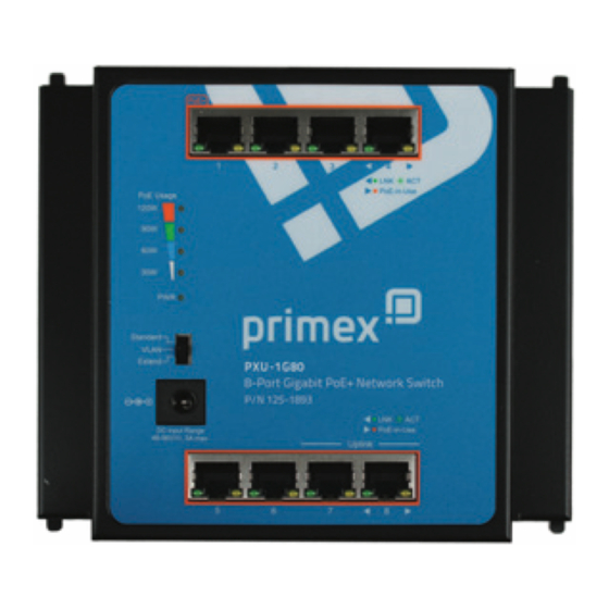 Primex PXU Series User Manual