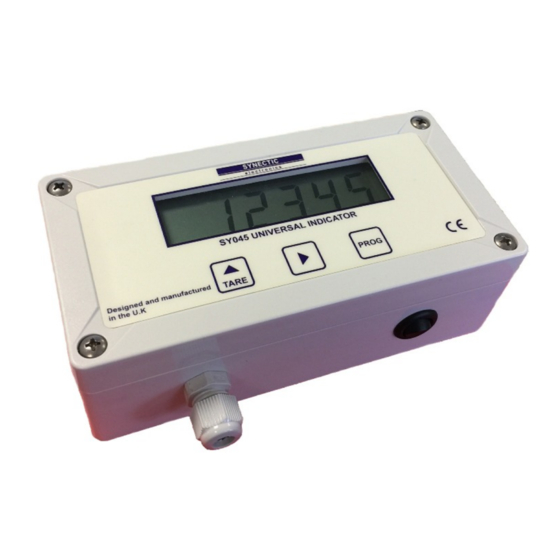 Synectic Electronics SY045 User Manual