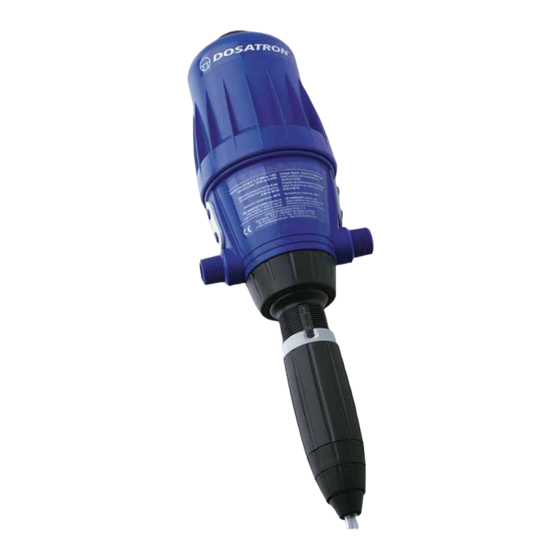 dosatron D14MZ2VFII Manuals