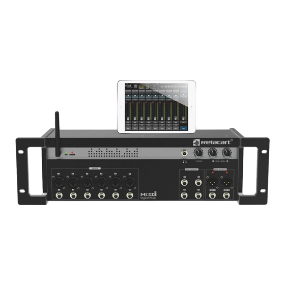 RELACART MIXX 12 Installation And Operation Manual
