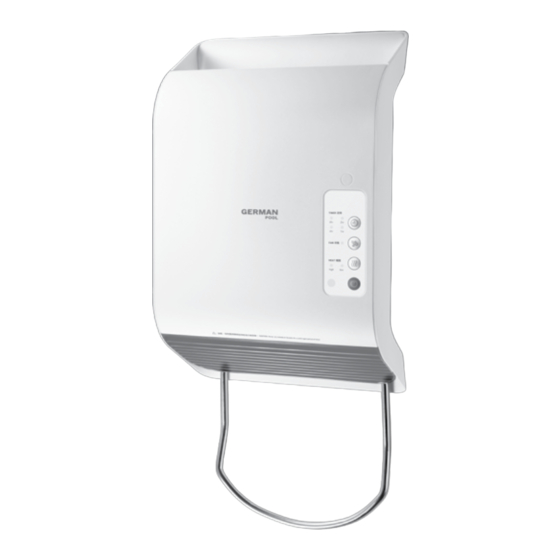 German pool HTW-220 Bathroom Heater Manuals