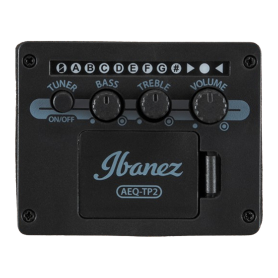 IBANEZ AEQTP2 INFORMATION Pdf Download ManualsLib