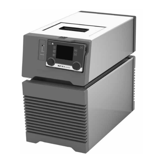 IKA RC 5 control Operating Instructions Manual
