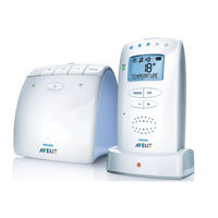 Philips Avent DECT baby monitor SCD520 Manual