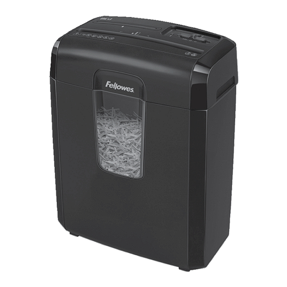 Fellowes Powershred 8C Manual