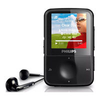 Philips SA1VBE04KS - GoGear ViBE - 4 GB Digital Player User Manual