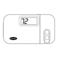 Carrier Programmable Dual Fuel Thermostats Installation, Start-Up, And Operating Instructions Manual