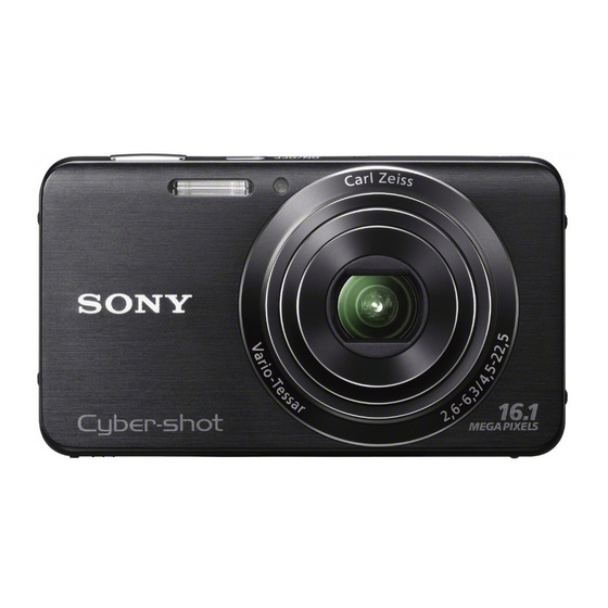 Sony DSC-W650 Manuals