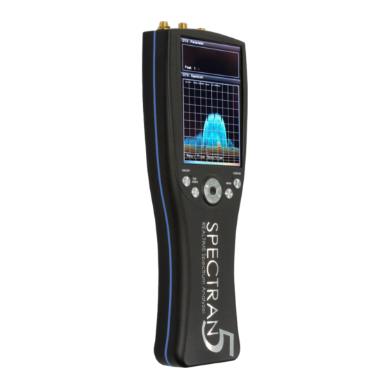 Aaronia SPECTRAN V5 Manual