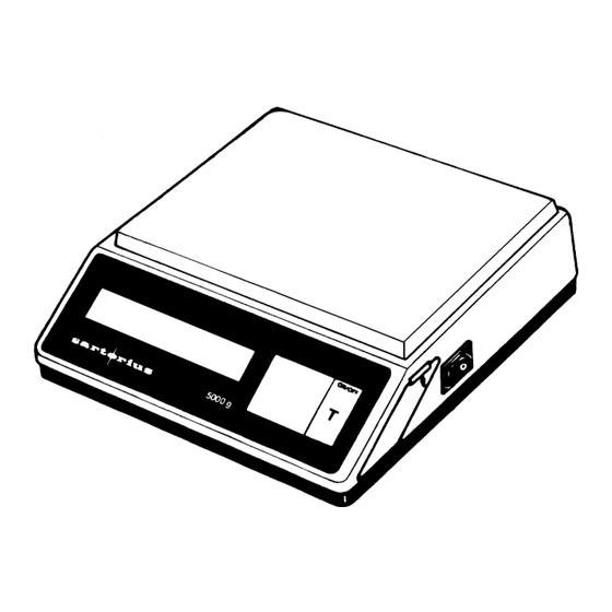 Sartorius 1002MP9 Installation And Operation Instructions Manual