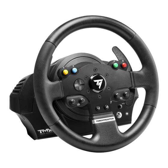 Thrustmaster TMX Force Feedback Manual