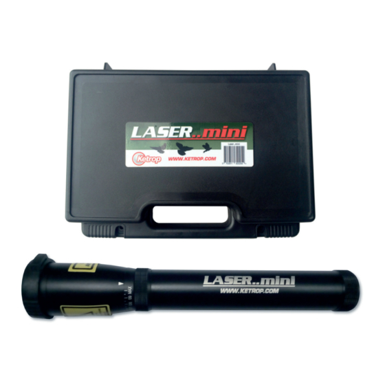 ketrop LASER mini Measuring Instruments Manuals