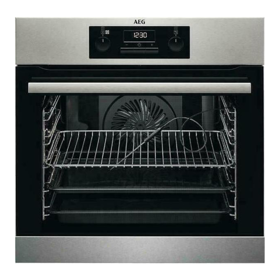 User Manuals: AEG BEB352010M Electric Oven