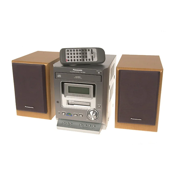 Panasonic SC-PM07 Operating Instructions Manual