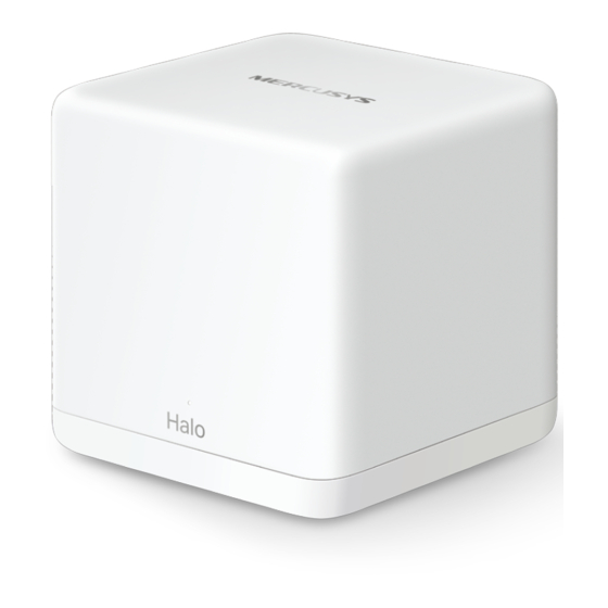 Mercusys Halo H60X Mesh Wi-Fi System Manuals