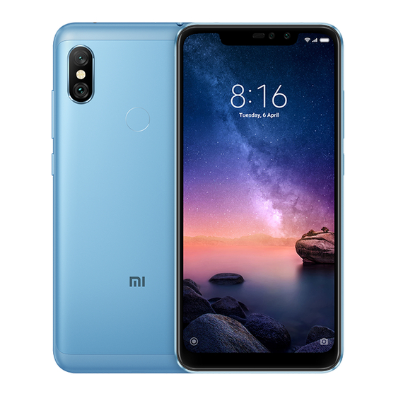 Xiaomi MI Redmi Note 6 Pro User Manual
