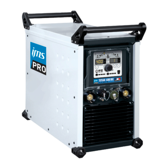 ims PRO TITAN 400 DC Manuals