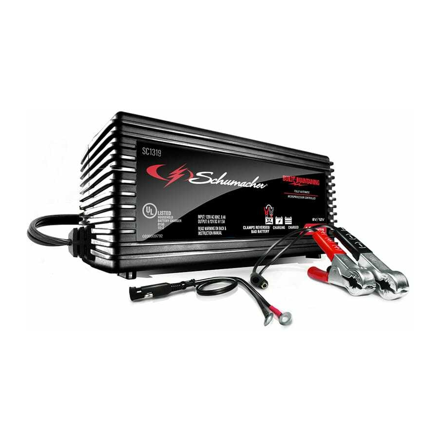 Schumacher SC1319 - Battery Charger/Maintainer Manual