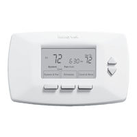 Honeywell RTH7400 series Quick Installation Manual