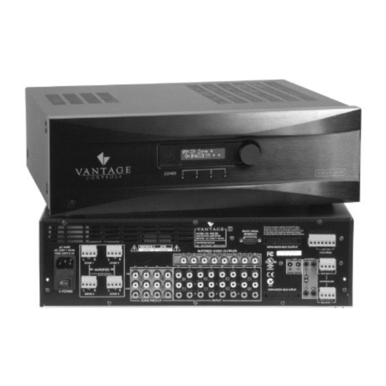 Vantage Controls Axium 450 Series Manuals