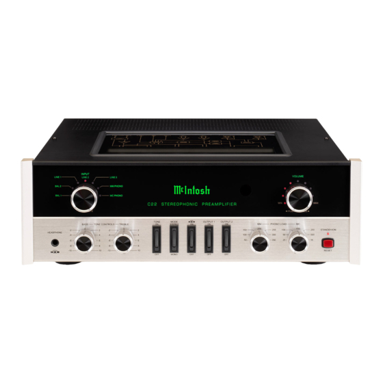 McIntosh C22 Connection Diagram