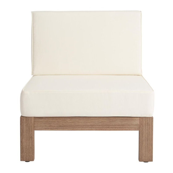 WORLD MARKET SEGOVIA 606732 ASSEMBLY INSTRUCTIONS MANUAL Pdf Download