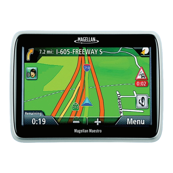 Magellan Maestro 4700 User Manual