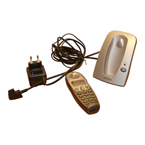AUDIOLINE DECT 8600SIM Operating Instructions Manual