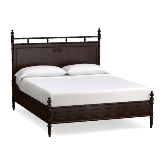 Williams-Sonoma HAMPSTEAD BED QUEEN & KING Assembly Instruction