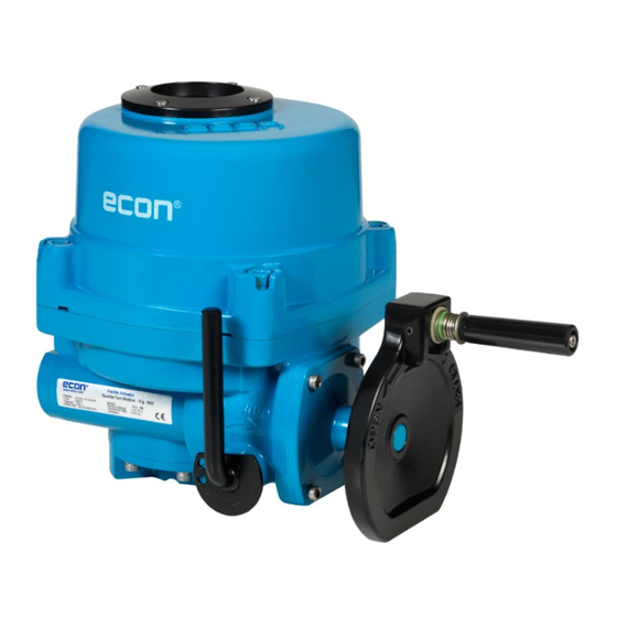 Econ ELA80 Electric Actuator Controller Manuals