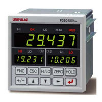 Unipulse F350 Operation Manual