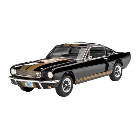 REVELL 66 Shelby Mustang GT350H Assembly Manual