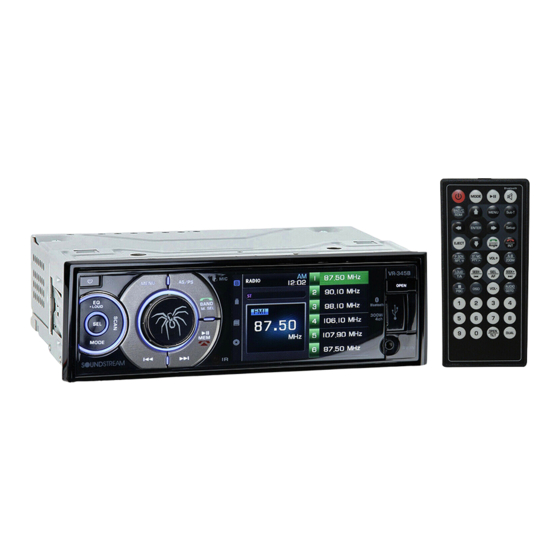 Soundstream VR-345B Owner's Manual