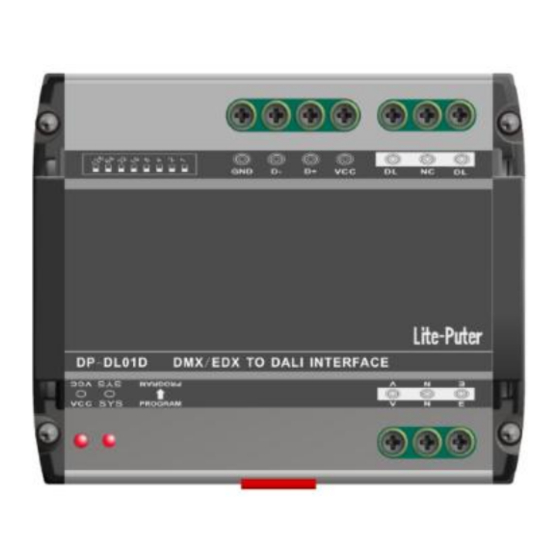 Lite-Puter DP-DL01D User Manual