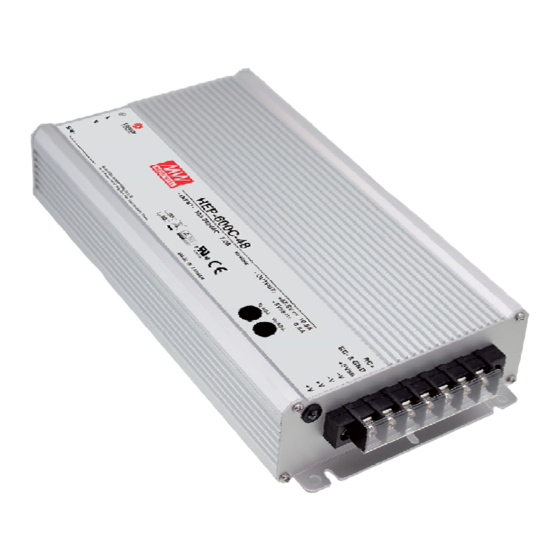 Mean Well HEP-600C User Manual