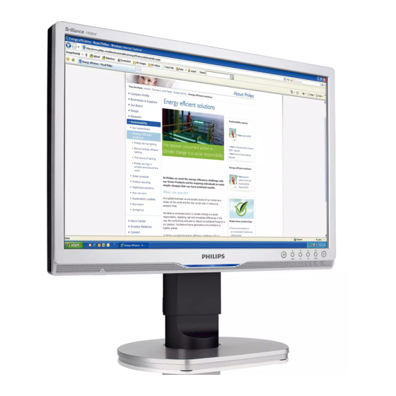 Philips Brilliance 190BW9CS Specifications