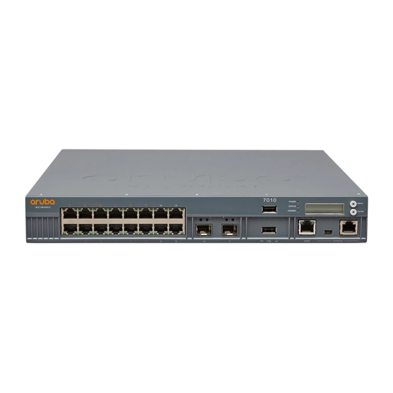 Aruba 7010 Series Installation Manual