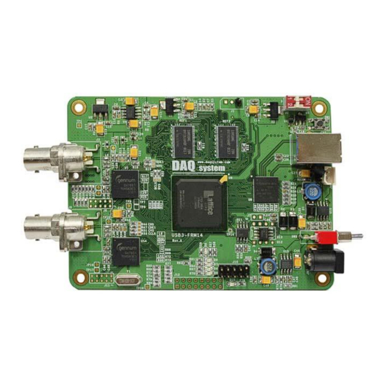 DAQ system USB3-FRM14 User Manual