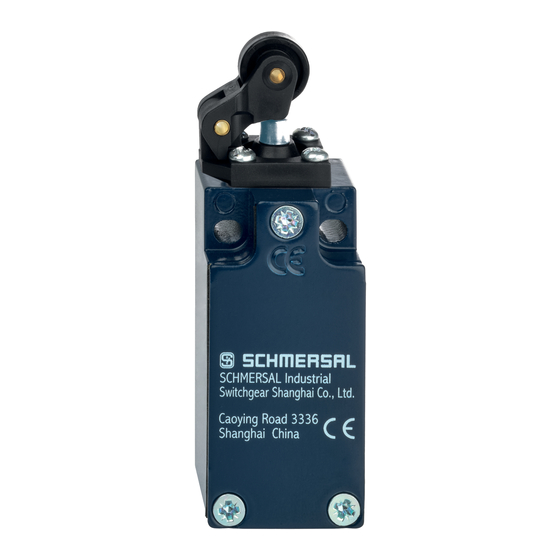 schmersal EX-Z/T 235 Operating Instructions Manual