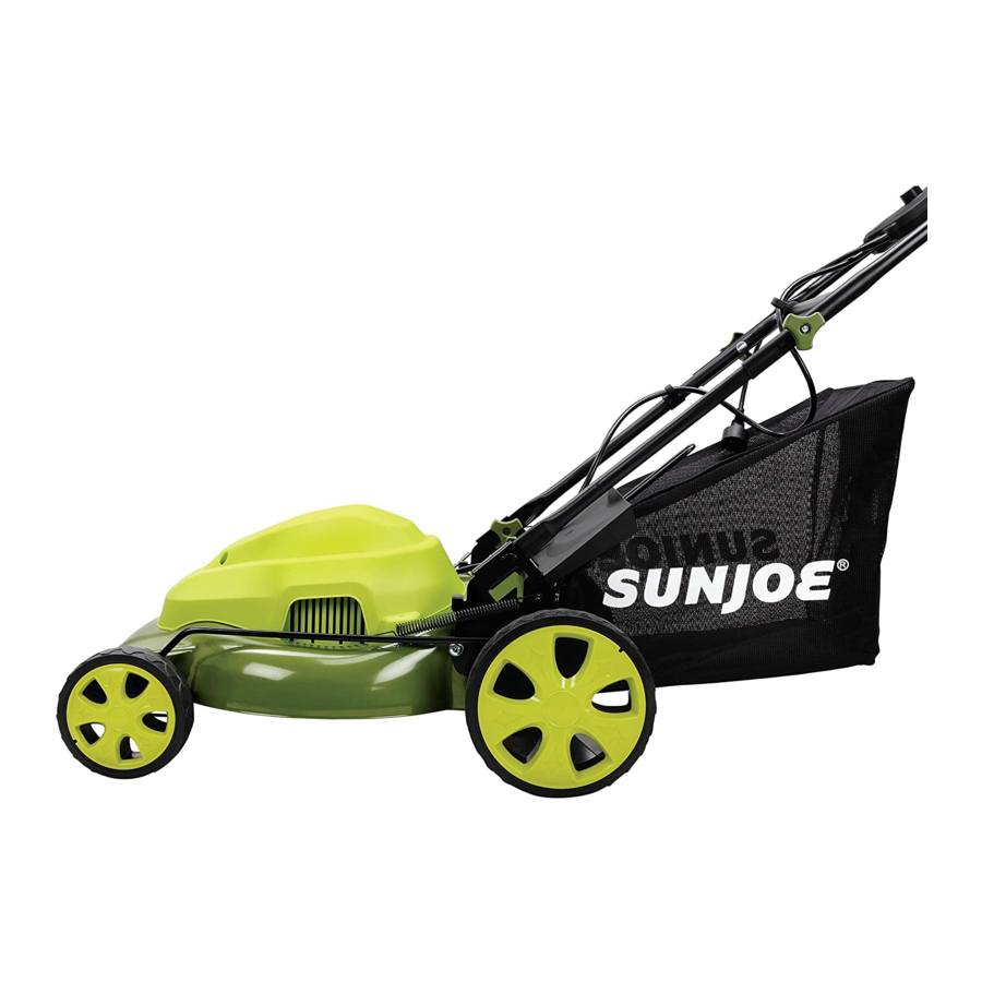 SNOWJOE SUNJOE MJ408E Operator's Manual