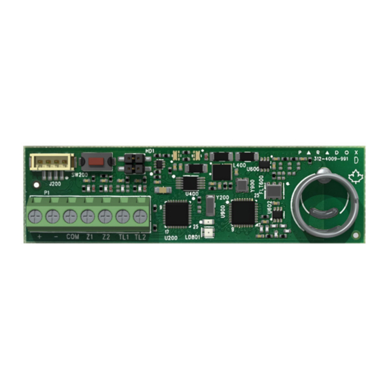 Paradox ZX22 Installation Manual