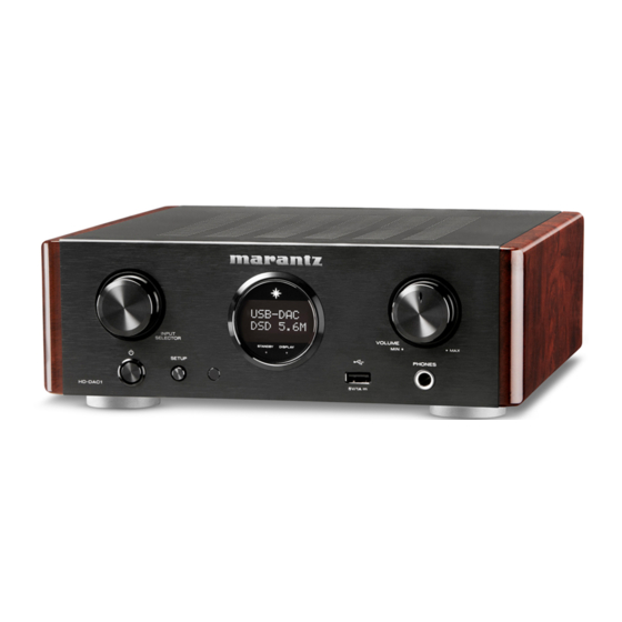 Marantz HD-DAC1 Service Manual