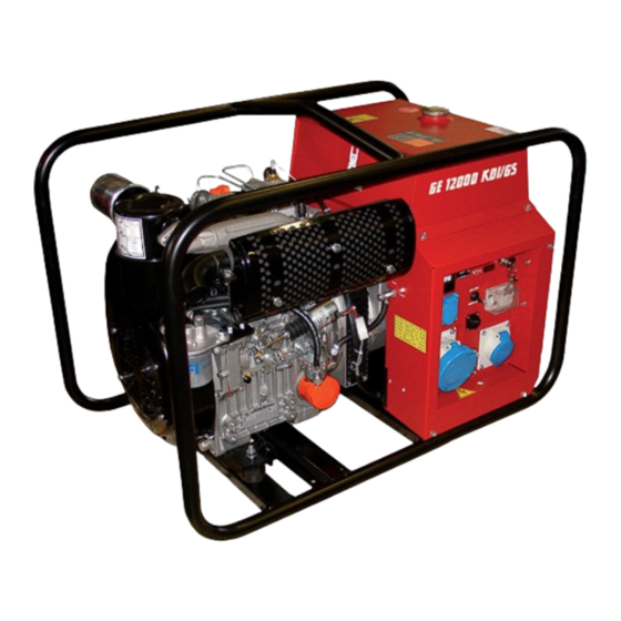 BCS MOSA GE 12000 KDI/GS Use And Maintenance Manual