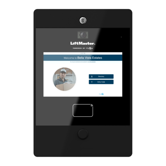 MyQ CAPXLV2 Smart Video Intercom Manuals
