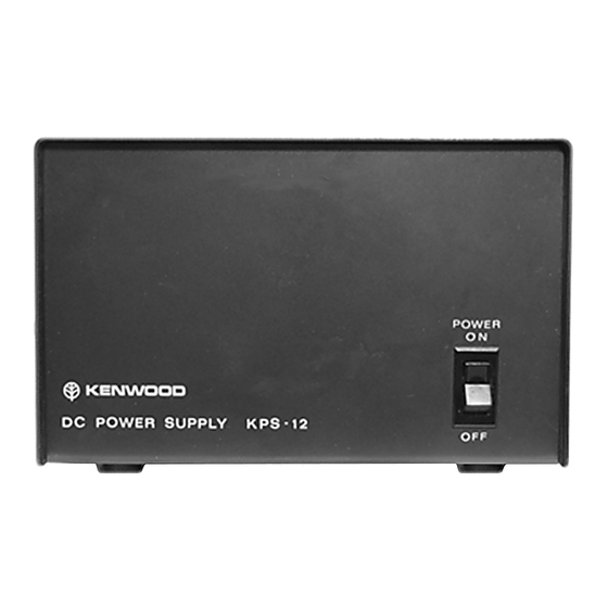Kenwood KPS-12 Operating And Service Manual