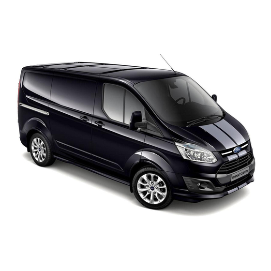 Ford OURNEO CUSTOM Manuals